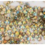 Strasuri din cristale pentru make-up, model Gold SM004 Green Gold Reflex